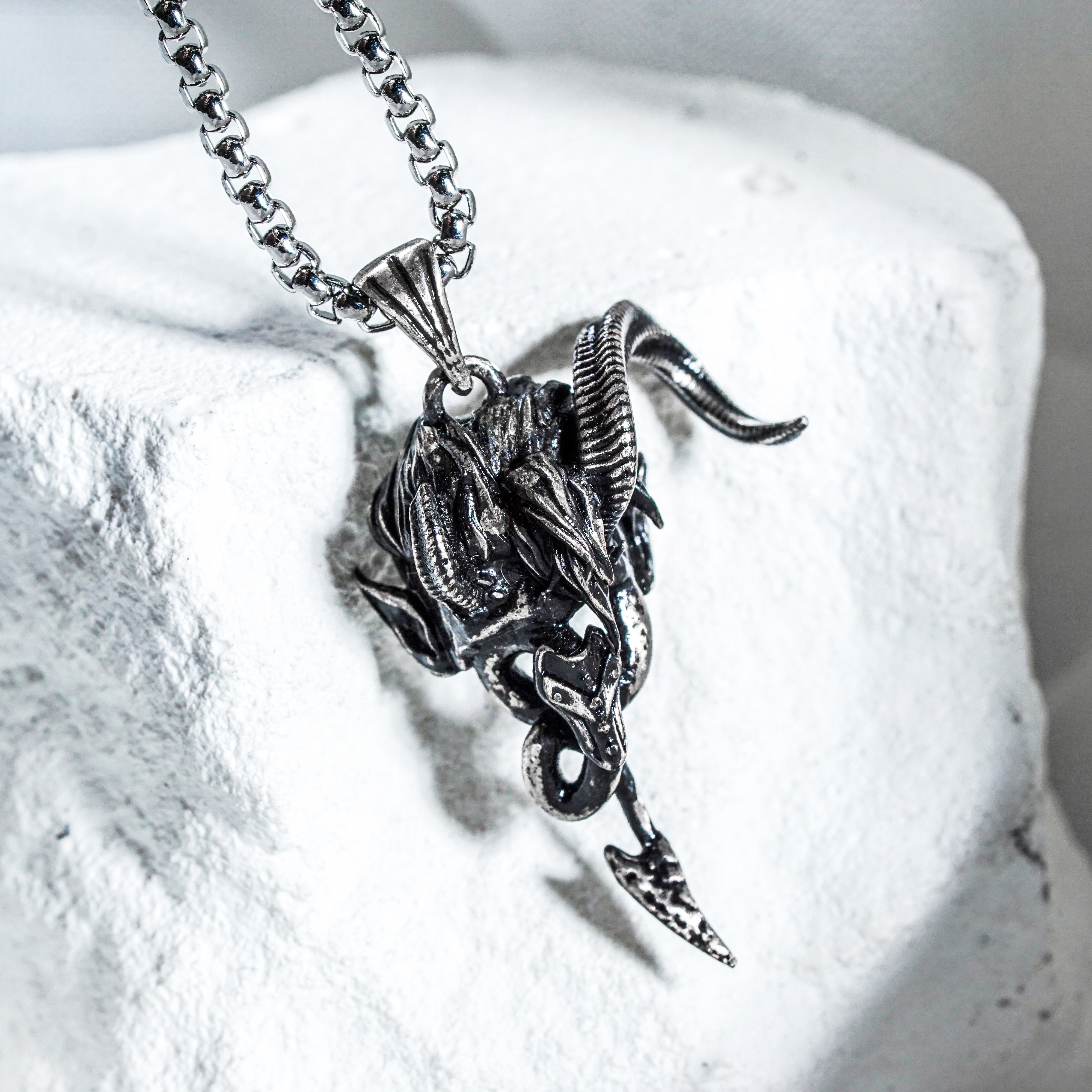 Karlach Necklace, Baldur’s Gate 3 Inspired Jewelry, Infernal Engine Pendant, Tiefling Warrior Gift, Gothic Fantasy Necklace for Gamers 4 - EternaSilver DSC07798 - EternaSilver