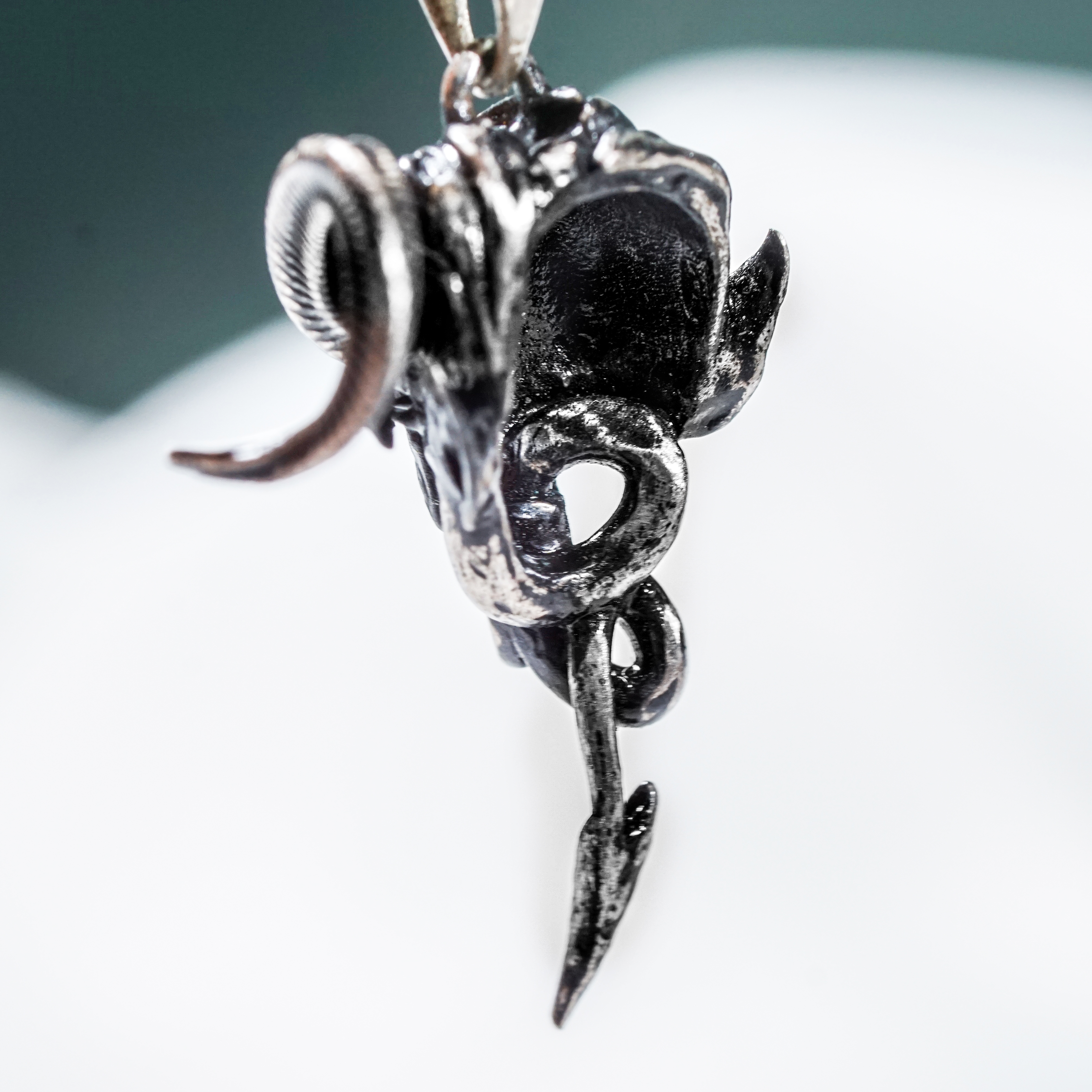 Karlach Necklace, Baldur’s Gate 3 Inspired Jewelry, Infernal Engine Pendant, Tiefling Warrior Gift, Gothic Fantasy Necklace for Gamers 9 - EternaSilver DSC07933 - EternaSilver