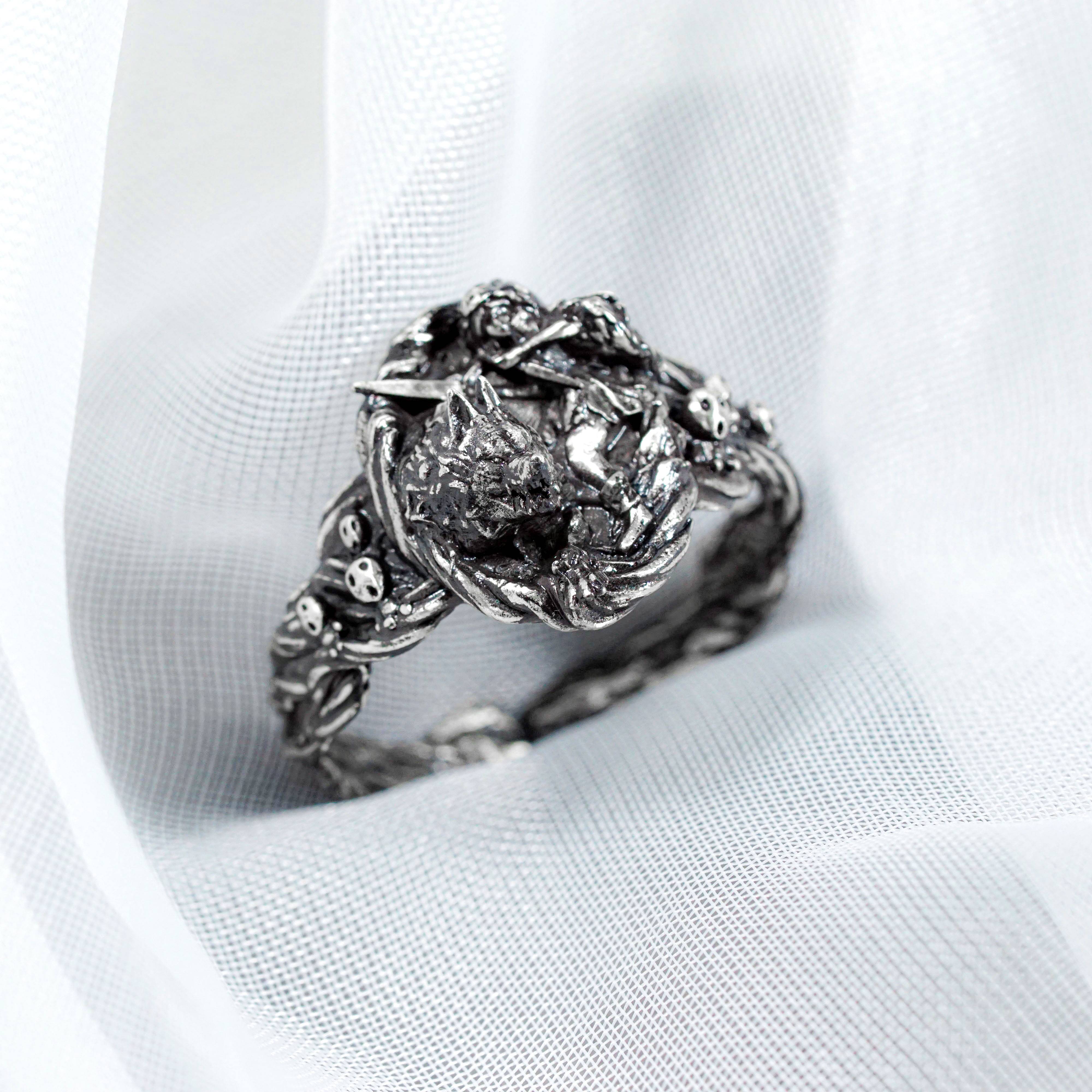 Mononoke Princess With Wolf Ring, Mononoke Hime 950 Silver Jewelry, Anime Cosplay & Cottagecore Jewelry, Gift for Her 9 - EternaSilver DSC08617 - EternaSilver